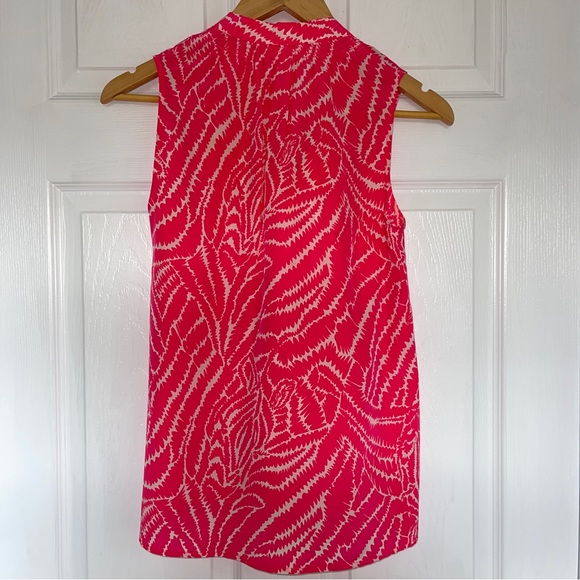 SOLD- Lilly Pulitzer Dahlia Splash Show Your Stripe Sleeveless Blouse NWOT Sz XS - Picture 6 of 6